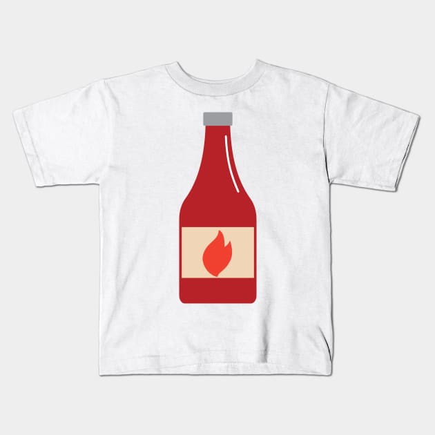 Hot Sauce Kids T-Shirt by Jonathan Wightman